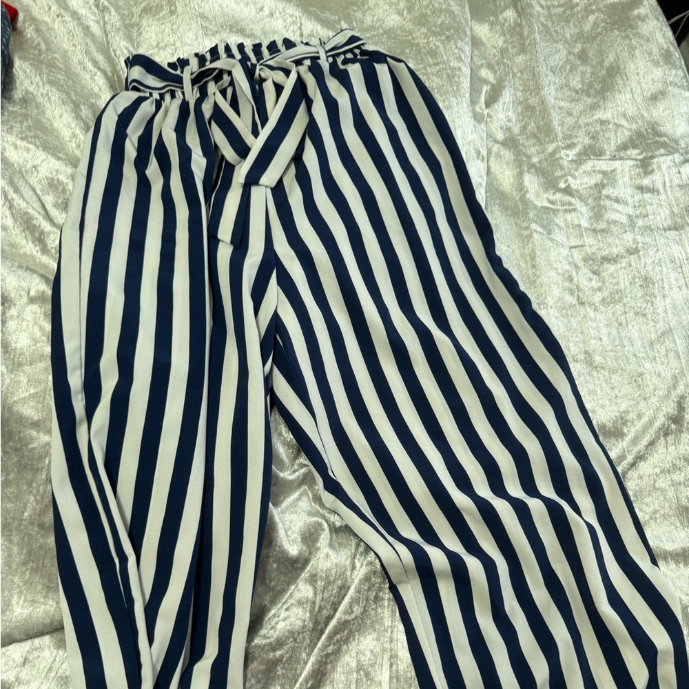 striped pants